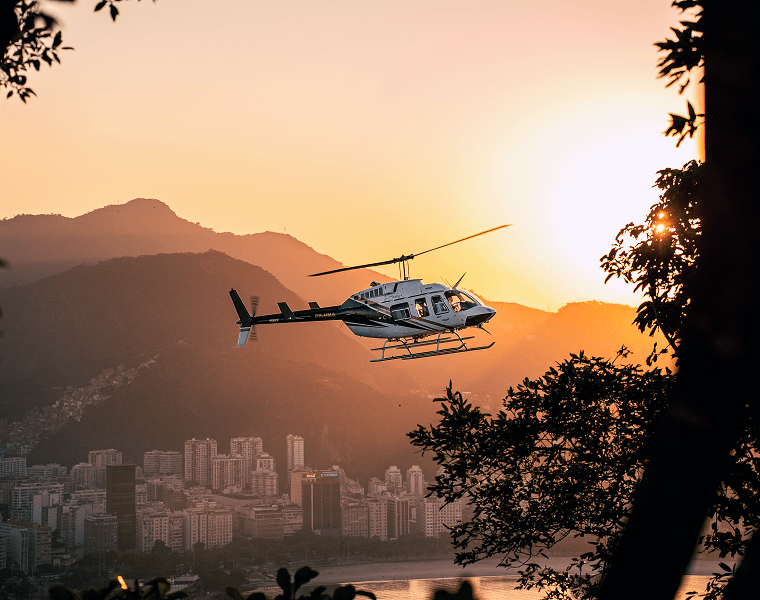 Passeio de helicóptero